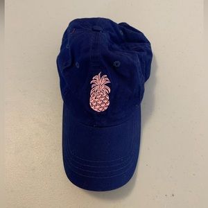 Tori Richard Navy Pineapple Baseball Hat Cap
